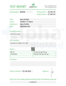 Wolverine Blend - BPC-157 (10mg) : TB500 (10mg) - Endotoxin Report