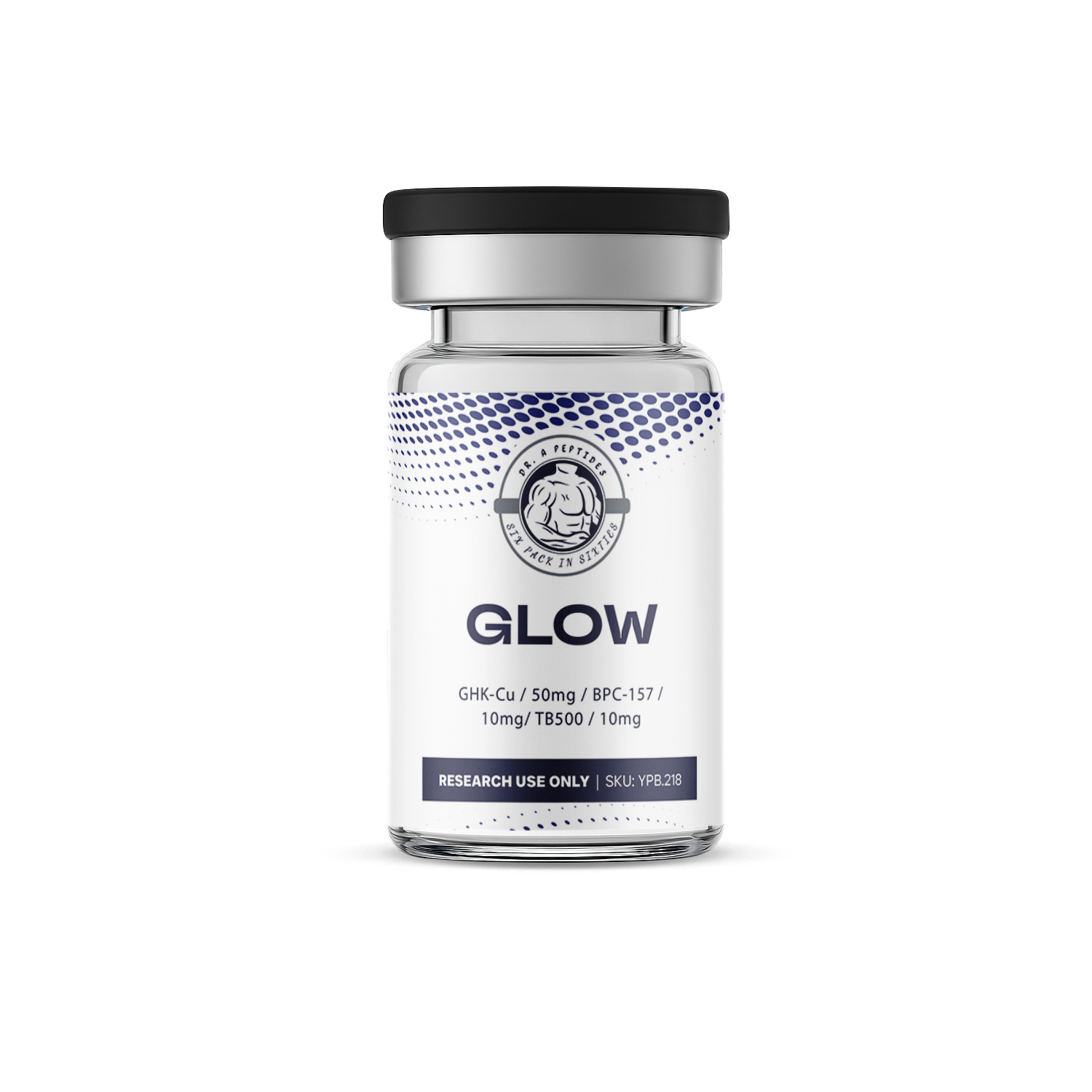 GLOW GHK-Cu (50mg) / BPC-157 (10mg) / TB500 (10mg)