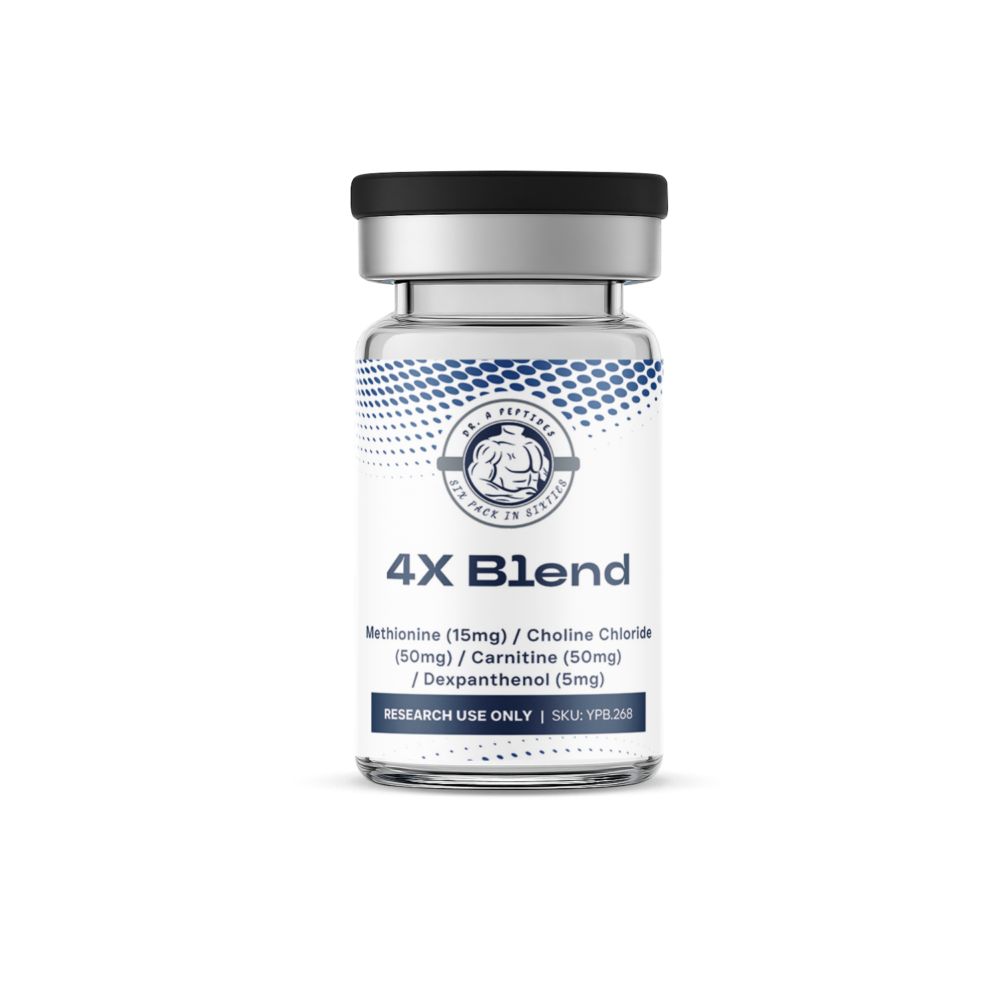 4X Blend Methionine (15mg) / Choline Chloride (50mg) / Carnitine (50mg) / Dexpanthenol (5mg)