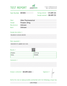 Pinealon - COA - Debs Peptalk